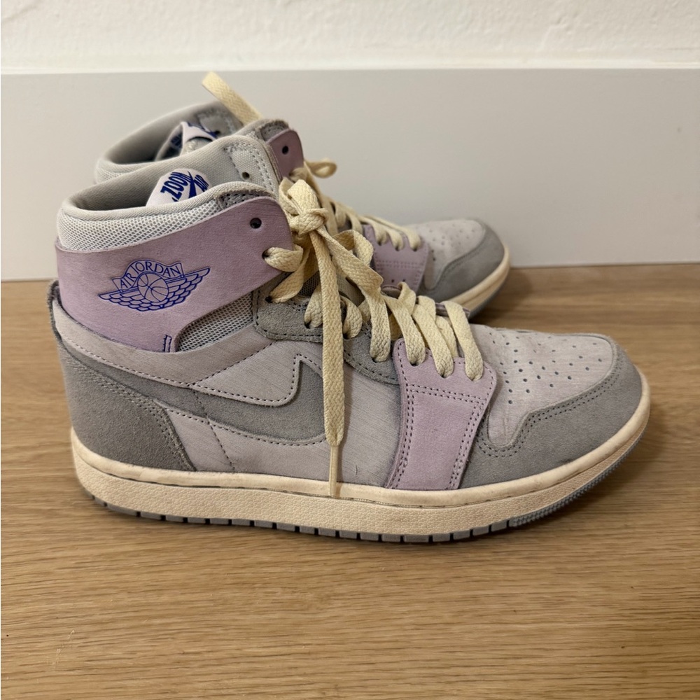 Nike Women's High-Top Sneakers - Gray and Lavender